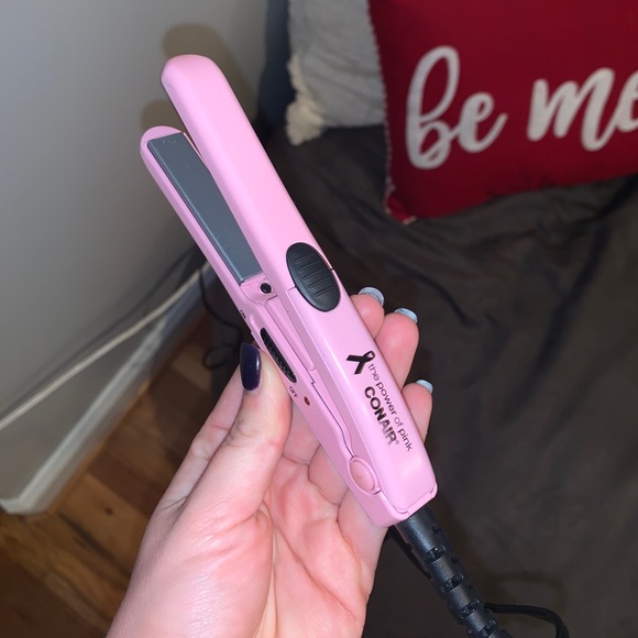 pink conair hair straightener